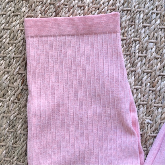 PHIT athletics / peach ribbed seamless leggings - new - Picture 5 of 7
